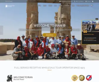 Irannomadtours.com(Iran Travel Agency) Screenshot
