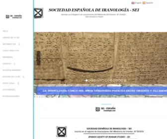 Iranologia.es(Sociedad Española de Iranologia) Screenshot