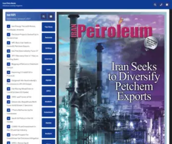Iranpetroleum.ir(Iran Petroleum) Screenshot