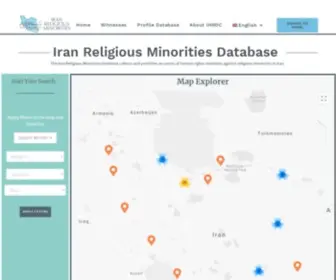 Iranreligiousminorities.org(IRAN HRDC) Screenshot