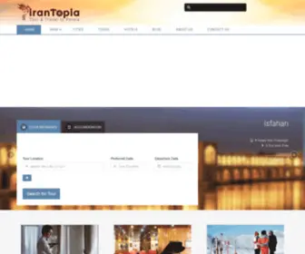Irantopia.com(Iran Tours and Travel) Screenshot