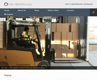 Iranwarehouse.ir(Iran's warehouse company) Screenshot
