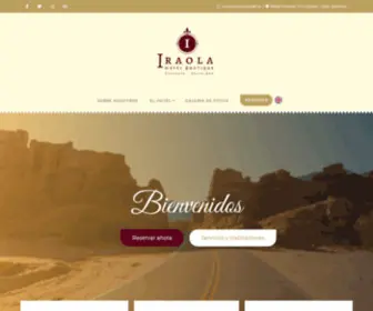 Iraolahotel.ar(Hotel Iraola) Screenshot