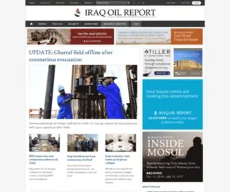 IraqOilreport.com(Iraq Oil Report) Screenshot