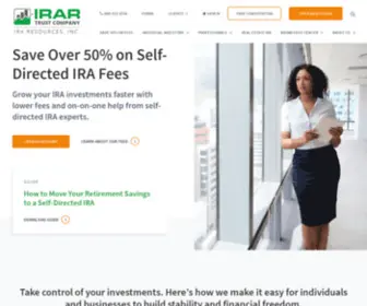 Iraresources.com(IRAR Trust Company) Screenshot