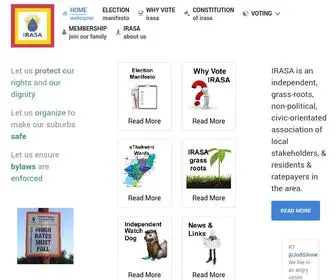 IrasakZN.org.za(IRASA) Screenshot