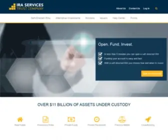 Iraservices.com(Over $11 billion of assets under custody) Screenshot