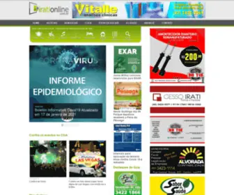 Irationline.com.br(Um portal para a Cidade) Screenshot