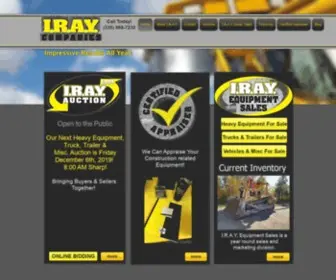 Iraymn.com(I.R.A.Y. Companies offers three heavy equipment services to our customers) Screenshot