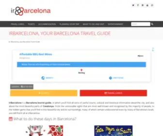 Irbarcelona.org(BARCELONA ▷ Guía turística) Screenshot