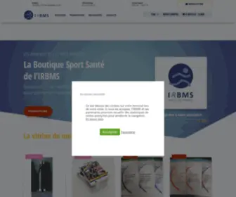IRBMS-Boutique.fr(Les bienfaits de l'activité physique) Screenshot