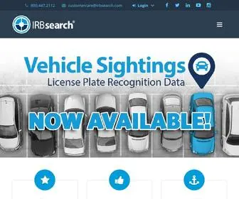 Irbsearch.com(Private investigators) Screenshot