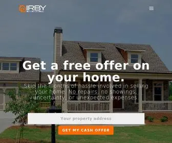 Irbybuys.com(We Buy Houses For Cash In South Alabama & Northwest Florida) Screenshot