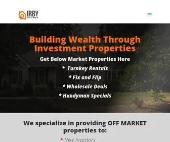 Irbyinvestmentproperties.com(Irby Investment Properties) Screenshot