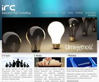 IRC-Consulting.pl(Insurance Risk Consulting) Screenshot