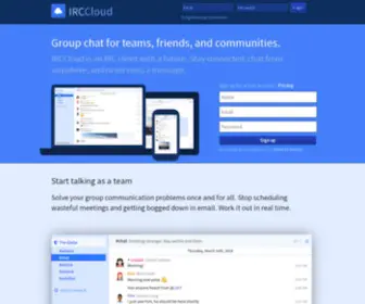 Irccloud.com(IRCCloud is a modern IRC client) Screenshot
