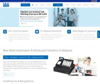 IRC.com.my(Best Retail Automation & Restaurant Management Solution) Screenshot
