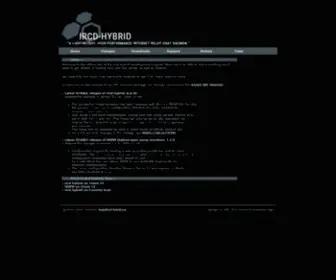 IRCD-HYbrid.org(High Performance Internet Relay Chat) Screenshot