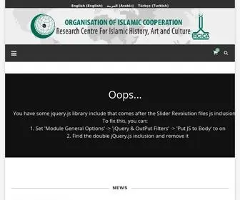 Ircica.org(Research Centre For Islamic History) Screenshot