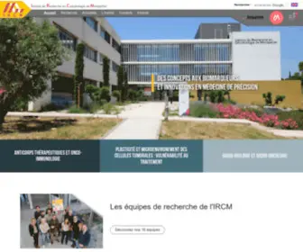 IRCM.fr(L'Institut de Recherche en Cancérologie de Montpellier (IRCM)) Screenshot