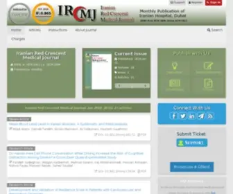 IRCMJ.com(Iranian Red Crescent Medical Journal) Screenshot
