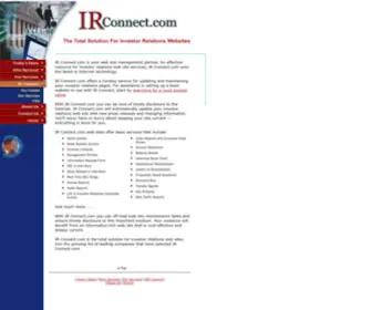 Irconnect.com(IRconnect) Screenshot