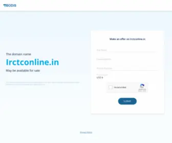 Irctconline.in(IRCTC Online) Screenshot