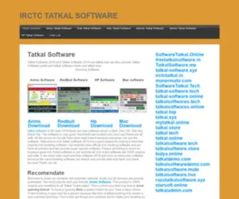 Irctctatkalsoftware.com(Tatkal Software 2019 Rail Tatkal Ticket Booking Software for good pnr) Screenshot