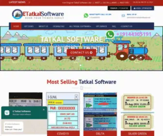 Irctctatkalsoftware.net(Tatkal Software) Screenshot