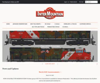 Irctrains.com(InterMountain Railway Company) Screenshot