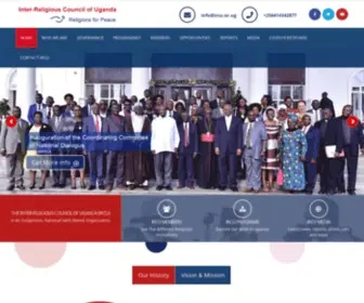 Ircu.or.ug(Inter-Religious Council of Uganda) Screenshot