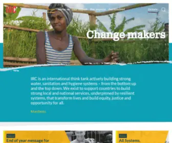 Ircwash.org(Change makers) Screenshot