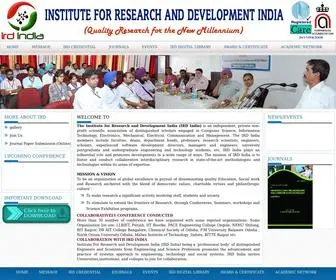 Irdindia.in(IRD India) Screenshot