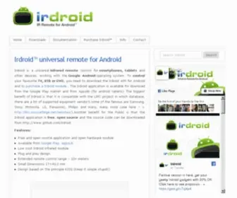 Irdroid.com(Infrared Solutions) Screenshot