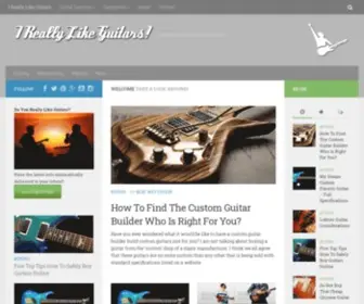 Ireallylikeguitars.com(I Really Like Guitars) Screenshot