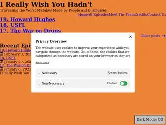 Ireallywishyouhadnt.com(Traversing the Worst Mistakes Made by People and Businesses) Screenshot