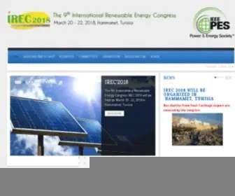 Irec-Conference.com(International Renewable Energy Congress) Screenshot