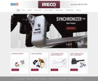 Ireco.com(Suppling mechanically engineered parts to the railroad industry for over 80 years) Screenshot