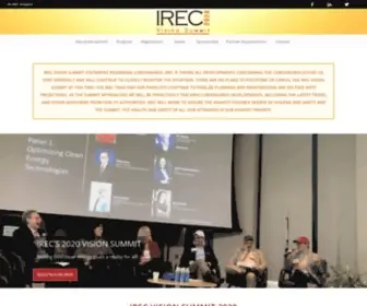 IrecVisionsummit.org(An IREC Initiative) Screenshot