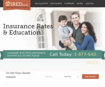 Ired.com(Homeowners Insurance) Screenshot