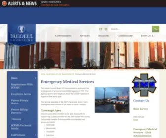 Iredellems.com(Iredell County EMS) Screenshot