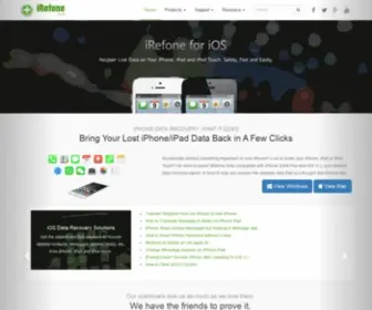 Irefone.com(Best iPhone Data Recovery Softare) Screenshot