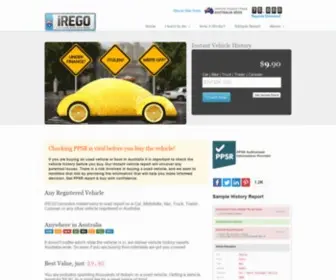 Irego.com.au(IREGO®) Screenshot