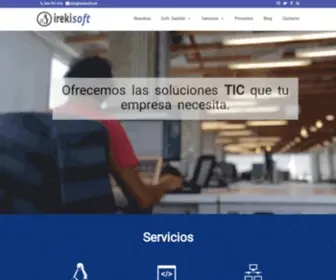 Irekisoft.net(Servicios informáticos para empresas) Screenshot