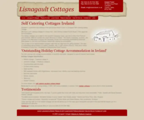 Ireland-Travel.co.uk(Self catering cottage accommodation Ireland) Screenshot