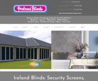 Irelandblinds.com.au(Security Screens) Screenshot