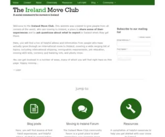 Irelandmoveclub.com(The Ireland Move Club) Screenshot