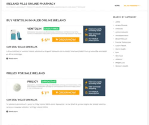 Irelandpills.com(Ireland Pills Online Pharmacy) Screenshot