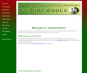 Irelandroots.com(Irish Roots) Screenshot