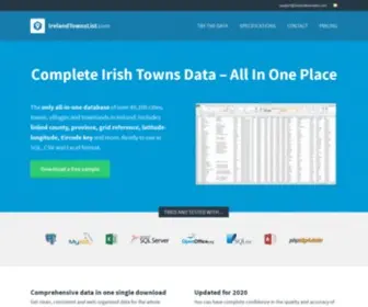 Irelandtownslist.com(SQL & Excel download)) Screenshot